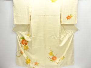 枝花模様訪問着